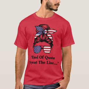 Camiseta Fim De Cotação Repetir A Linha 149 2054