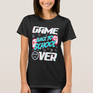 Camiseta Fim de Jogo De Volta à Escola Primeiro Dia de Aula