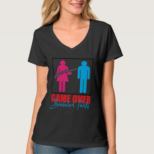 Camiseta Fim de Jogo Despedida de Solteiro  Despedida de So (Frente)