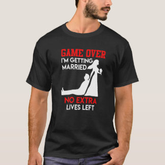 Camiseta Fim de jogo despedida de solteiro noivo casamento