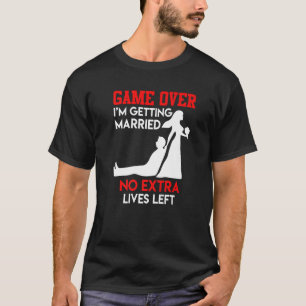 Camiseta Fim de jogo despedida de solteiro noivo casamento