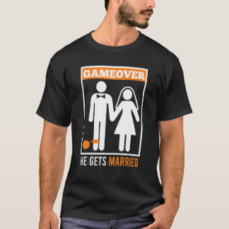 Camiseta Fim de jogo marido noivo despedida de solteiro