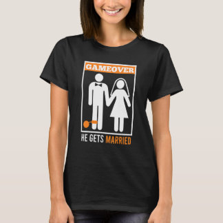 Camiseta Fim de jogo marido noivo despedida de solteiro