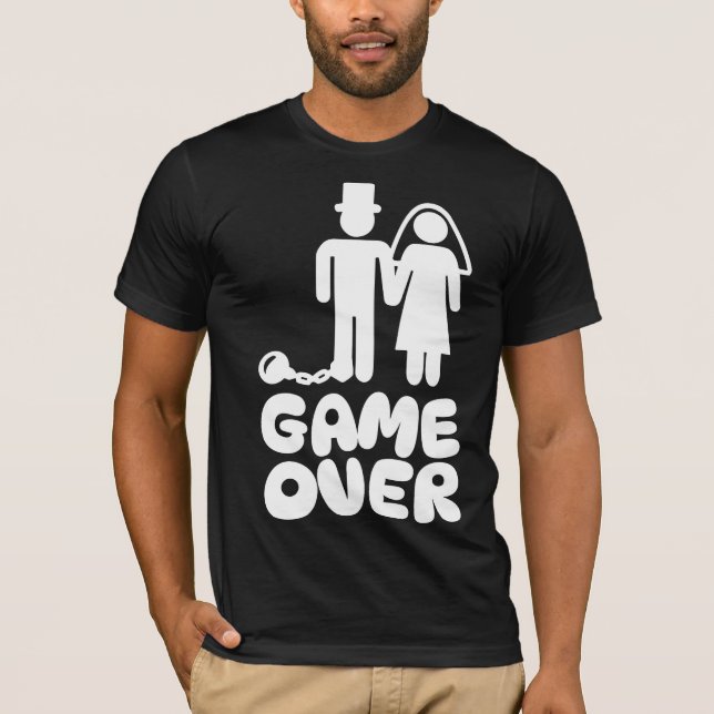 Camiseta Fim de Jogo Noiva Noivo Casamento (Frente)