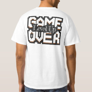 Camiseta Fim de Jogo, Subir de Nível: Mundo de Jogos Retro