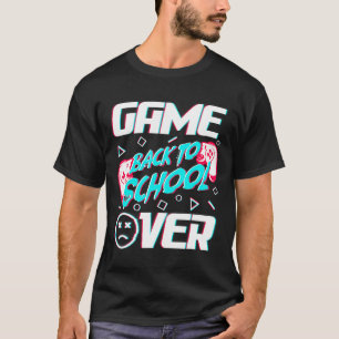 Camiseta Fim de Jogo Volta às Aulas Primeiro Dia de Aula En