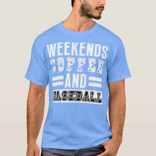 Camiseta Fim de semana Café e Baseball 20