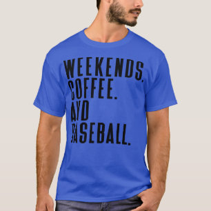 Camiseta Fim de semana Café e Baseball 23