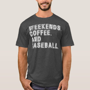 Camiseta Fim de semana Café e Baseball 4