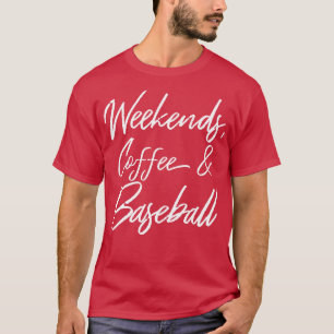 Camiseta Fim De Semana Café E Baseball III