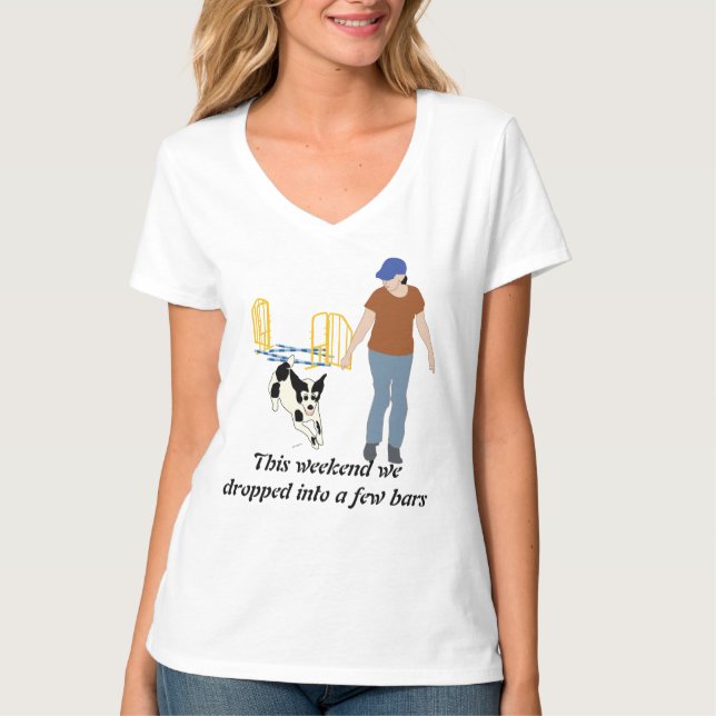 Camiseta Fim De Semana Caindo Em Bares (Frente)