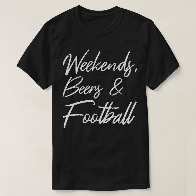 Camiseta Fim De Semana Cerveja E III (Frente do Design)