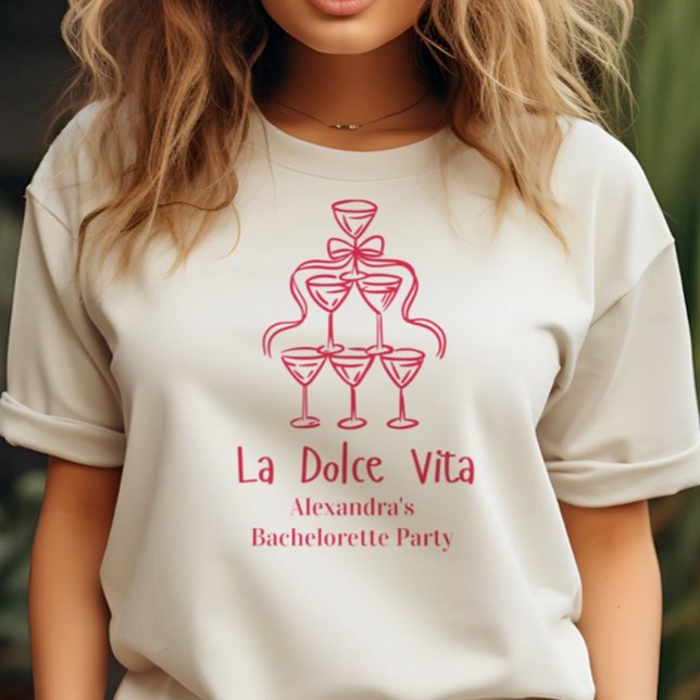 Camiseta Fim de Semana da Dolce Vita Bachelorette (Criador carregado)