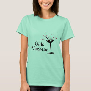 Camiseta Fim de semana das meninas (Martini 1)