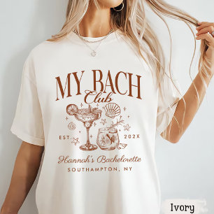 Camiseta Fim de Semana de Despedida de Solteira Azul e Marr