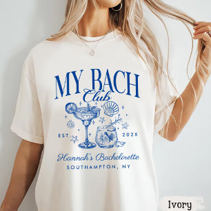Camiseta Fim de Semana de Despedida de Solteira Rosa e Azul