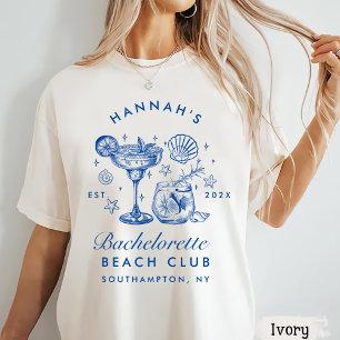 Camiseta Fim de Semana de Despedida de Solteira Rosa e Azul