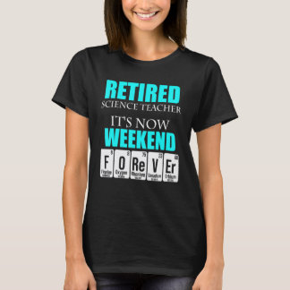 Camiseta Fim de Semana de Escola de Professor de Ciências A