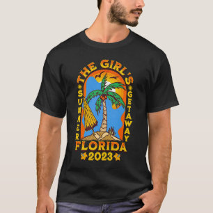 Camiseta Fim de Semana de Férias Amigos Flórida USA Girls T