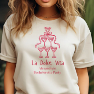 Camiseta Fim de Semana de Solteira La Dolce Vita