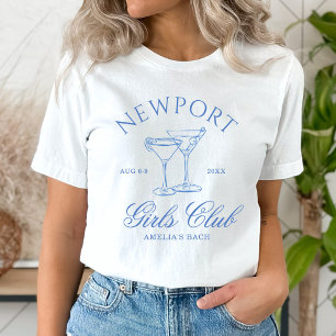 Camiseta Fim de Semana de Solteira na Costa Clube de Menina