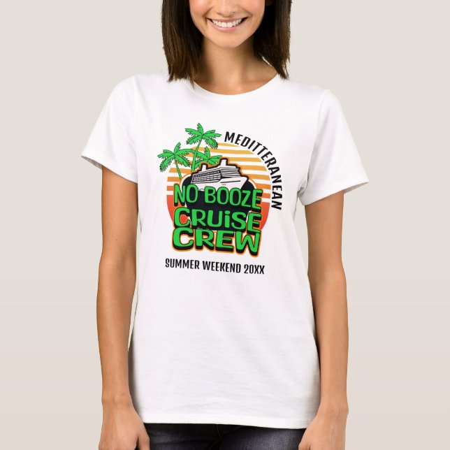 Camiseta Fim de Semana de Verão da TRIPULAÇÃO DE CRUZES DE  (Frente)