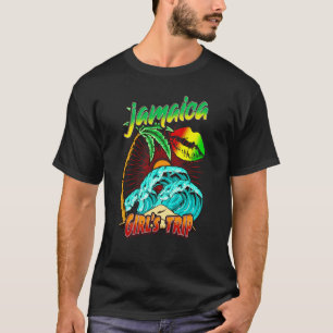 Camiseta Fim de semana de viagem das meninas da Jamaica Mel