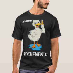 Camiseta Fim de semana do Juhu de impressão digital com Pat