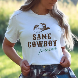 Camiseta Fim de Semana do Mesmo Cowboy Forever Bachelorette