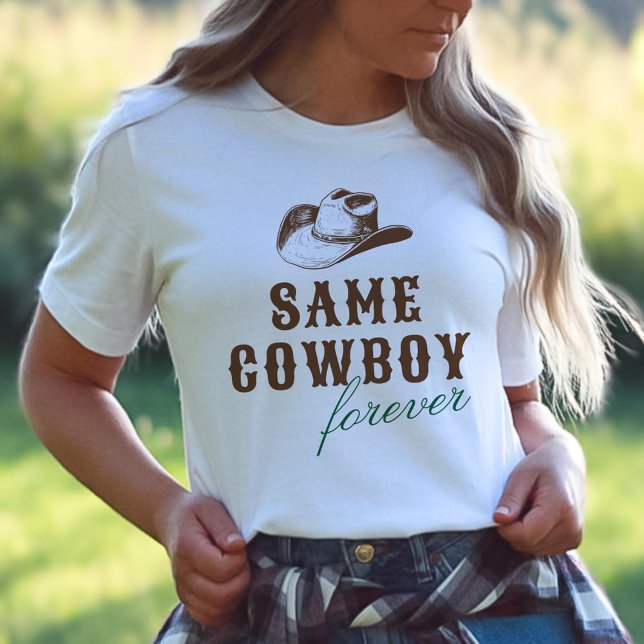 Camiseta Fim de Semana do Mesmo Cowboy Forever Bachelorette (Criador carregado)