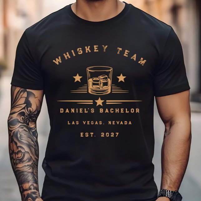 Camiseta Fim de Semana Personalizado com Tema de Uísque par (Criador carregado)
