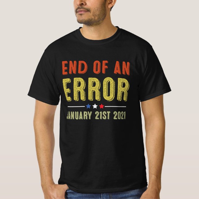 Camiseta Fim de um erro Janeiro 21rua 2021 (Frente)