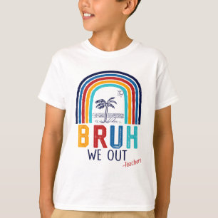 Camiseta Fim Do Ano Escolar No Dia Passado Do Ensino Escola