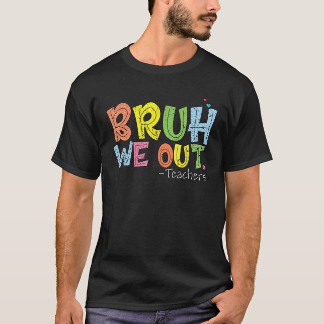 Camiseta Fim Do Ano Escolar Professora Summer Cute Bruh (Frente)
