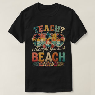Camiseta Fim do Ano Letivo Trocadilho de Férias de Verão pa