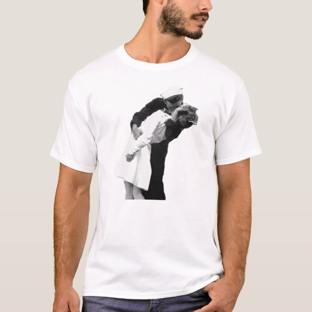 Camiseta Fim do beijo da guerra (Frente)