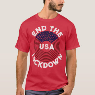Camiseta Fim do bloqueio EUA 2020 DFaistress