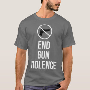 Camiseta Fim do Visto de Controle de Armas de Violência co