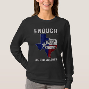 Camiseta Fim suficiente da violência contra as armas, sem V
