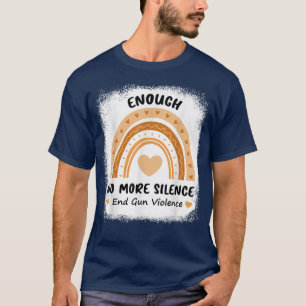 Camiseta Fim suficiente da violência contra as armas, sem V