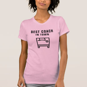 Camiseta fina feminina Melhor treinador Pilates