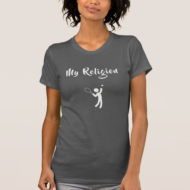 Camiseta fina feminina | Minha religião (Frente)
