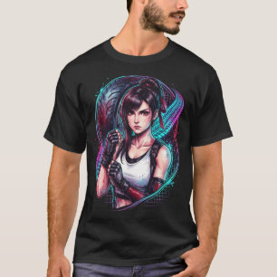 Camiseta Final Fantasy VII Tifa Lockhart Renascimento Magní