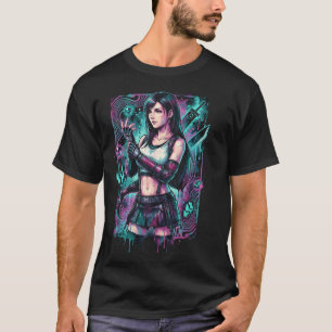 Camiseta Final Fantasy VII Tifa Lockhart Renascimento Magní