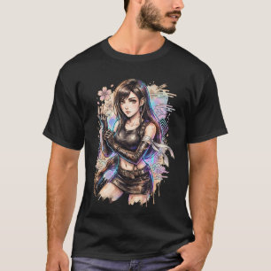 Camiseta Final Fantasy VII Tifa Lockhart Renascimento Magní