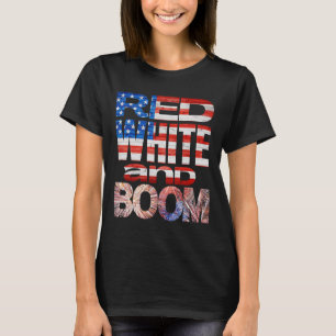 Camiseta Finale Do Quarto De Julho, Red White E Boom Firewo
