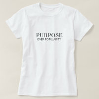 Finalidade sobre o tshirt da popularidade