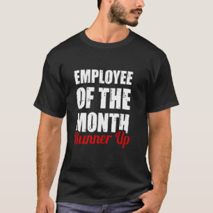 Camiseta Finalista a Funcionário do Mês Humor Agradecimento