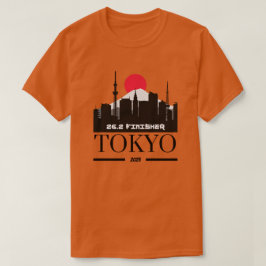 Camiseta Finalizador da Maratona de Tóquio 2025, Execução P