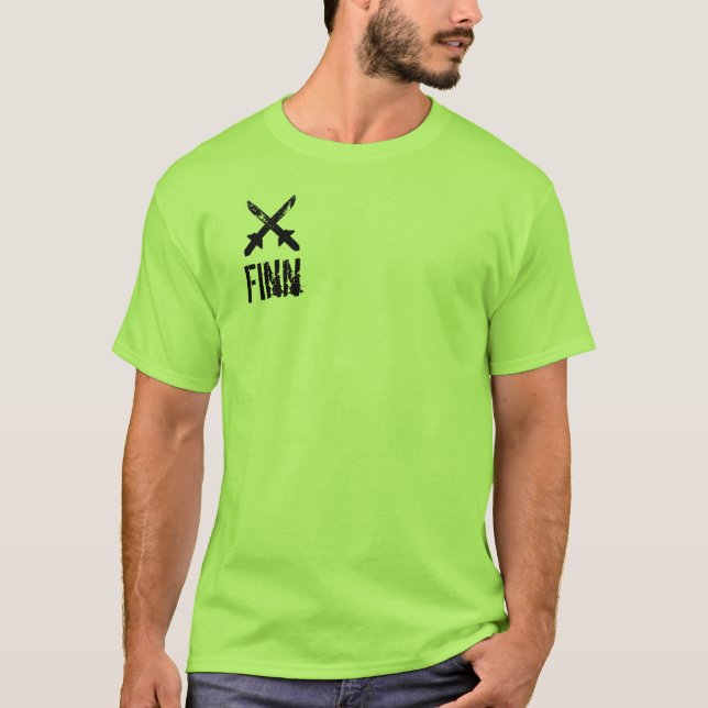 Camiseta Finalizar T-Shirt personalizado (Frente)